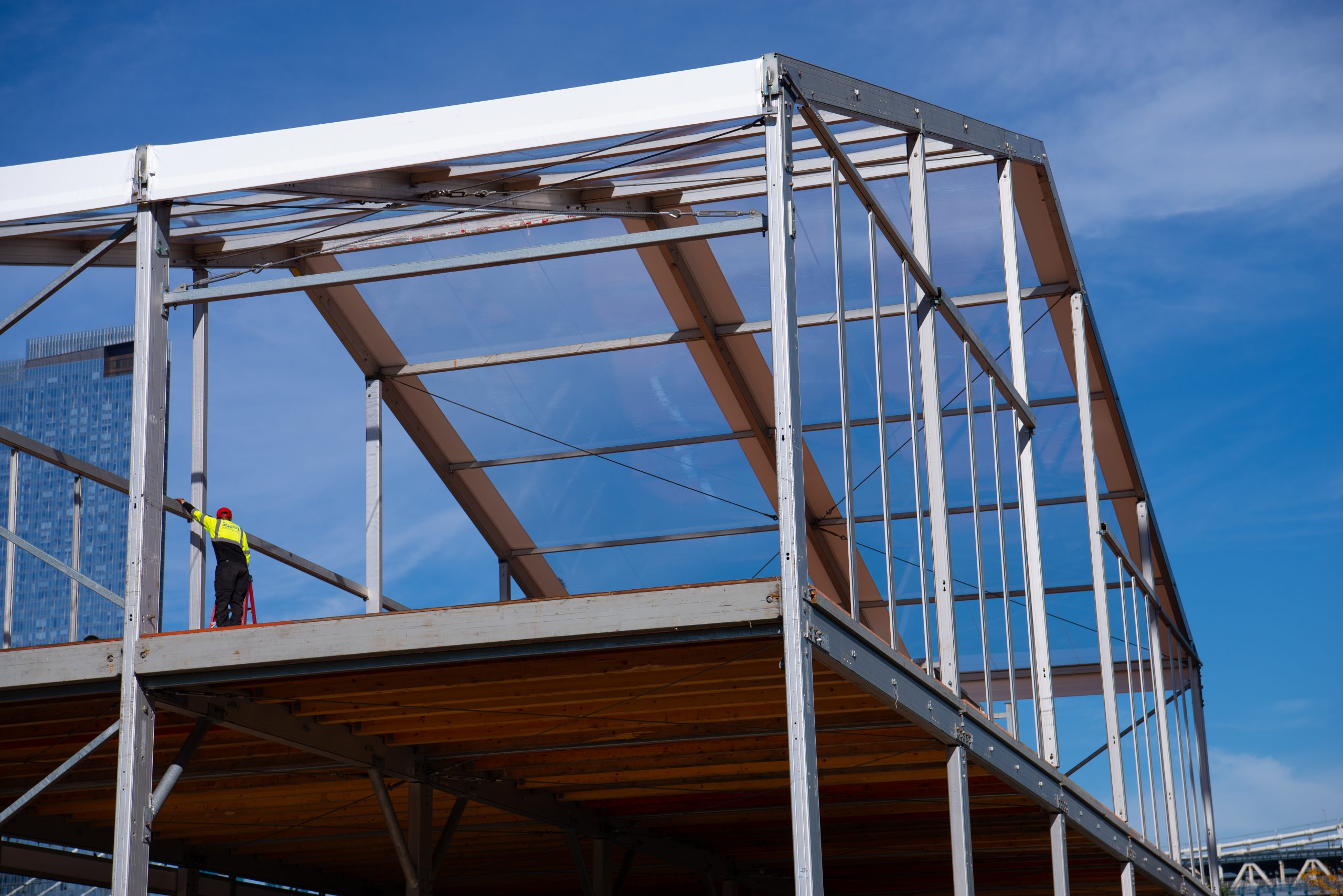 Steel beams and frames